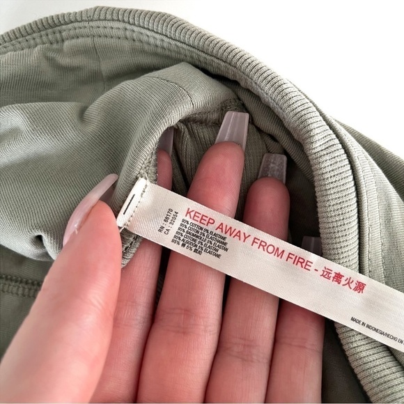 Free People | Movement Hot Shot Leggings Army Green Size XS Cotton - Picture 7 of 8